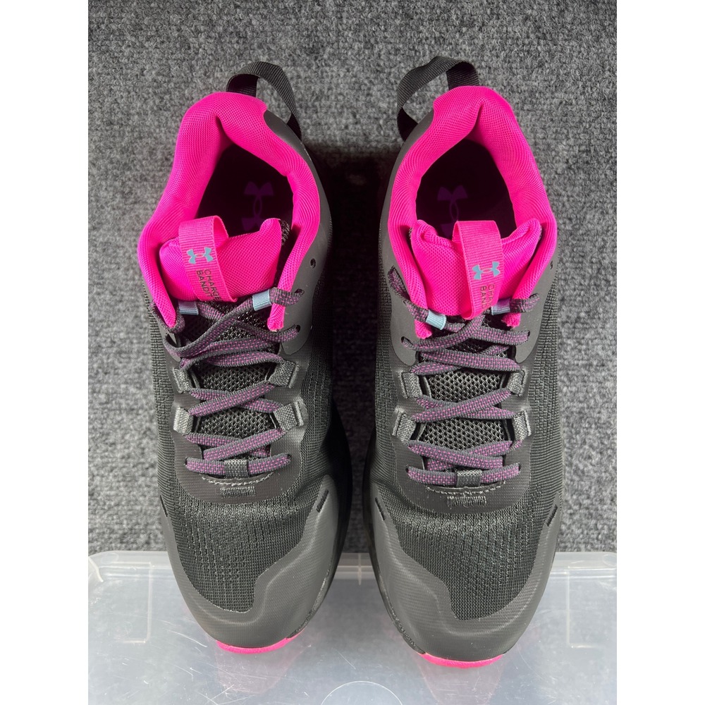 Under‎ Armour Charged Bandit TR 2 Womens Running Shoes Black Pink Sz 9